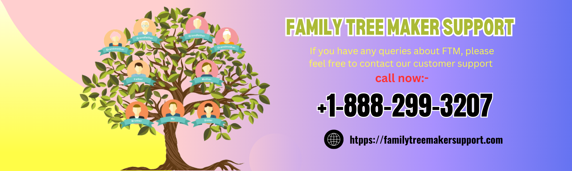 Family Tree Maker Support 24X7